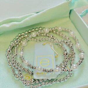 ✨Enewton 4-Piece Silver and Pearl Bracelet Set💕